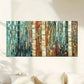 Modern Abstract Forest Tree Wall Art Canvas Office Home Room Framed 120x60cm