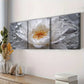 3pcs White Lotus Flowers Beauty Water Decorating Wall Art Set Canvas Framed 40x60cm - High Quality Print 100% Australian Made Wall Canvas Ready to Hang