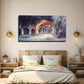 Stone Arch Tunnel Suitable Wall Art Canvas Office Home Room Framed 120x60cm
