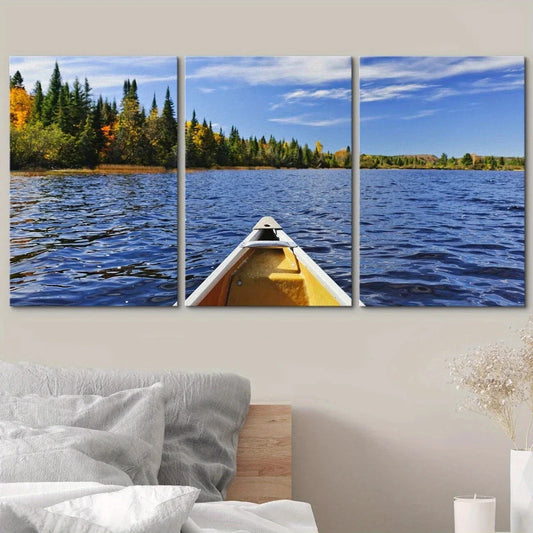 3pcs Black and White with Red Wine Glass Metal Print Ready to Hang Art