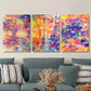 3pcs  Abstract colorful texture art, Metal Print Ready to Hang Art