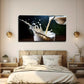 Milk Poured Into A Cup Wall Art Canvas Office Home Room Framed 120x60cm