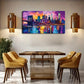 Brooklyn Bridge & Skyscrapers Wall Art Canvas Office Home Room Framed 120x60cm