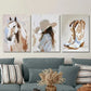 3pcs Cowgirl, Cowboy Boots, Cowboy Watercolor Art Metal Print Ready to Hang Art