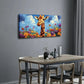 Adorable Giraffe Brown Spots Wall Art Canvas Office Home Room Framed 120x60cm