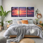 3pcs  Casual Romance, Relaxing Beaches   Wall Art Set Canvas Framed 40x60cm - High Quality Print 100% Australian Made Wall Canvas Ready to Hang