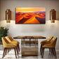 Rolling Sand Dunes Nature Wall Art Canvas Office Home Room Framed 80x45cm