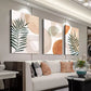 3pcs Warm Neutral Tones Abstract Shapes  Wall Art Set Canvas Framed 40x60cm - High Quality Print 100% Australian Made Wall Canvas Ready to Hang