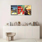 3pcs Japanese Attractions Decoration Poster Travel Metal Print Ready to Hang Art