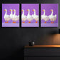 3pcs Lots of Geese Metal Print Ready to Hang Art