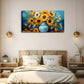 3pcs Decoration, Vibrant Sunflowers  Wall Art Set Canvas Framed 40x60cm - High Quality Print 100% Australian Made Wall Canvas Ready to Hang