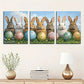 3pcs Charming Spring Scene Floral Blooms Metal Print Ready to Hang Art