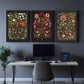 3pcs Butterfly Dragonfly Floral Designs Metal Print Ready to Hang Art