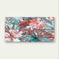 Tropical Floral and Palm Leaves Wall Art Canvas Office Home Framed 80x45cm