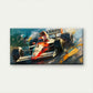 Race Car Abstract Perfect Wall Art Canvas Office Home Room Framed 120x60cm