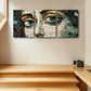 3pcs Luxurious Roman face Design Metal Print Ready to Hang Art