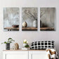 3pcs Minimalist Vase and Branch Metal Print Ready to Hang Art