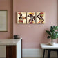3pcs  Intricate Beadwork & Jewelry Metal Print Ready to Hang Art