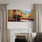 3pcs Vibrant Floral Arrangement Warm Sunlight Metal Print Ready to Hang Art