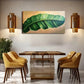 Banana Leaf Vibrant Green Wall Art Canvas Office Home Room Framed 120x60cm