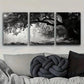 3pcs Dark Chic Angel Oaks Darkness Design Wall Art Set Canvas Framed 40x60cm - High Quality Print 100% Australian Made Wall Canvas Ready to Hang