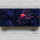3pcs Roses Leaves Purple Themed Metal Print Ready to Hang Art