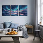 3pcs   Oil Painting On Canvas, Arctic Light  Wall Art Set Canvas Framed 40x60cm - High Quality Print 100% Australian Made Wall Canvas Ready to Hang