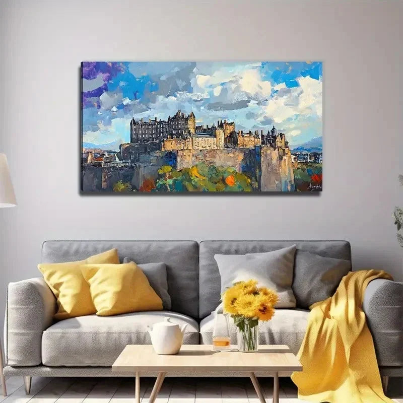 European Style Perfect Wall Art Canvas Office Home Room Framed 80x45cm