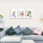 3pcs Kitchen Abstract Watercolor Paintings Metal Print Ready to Hang Art