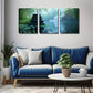 3pcs Waterfall Water Figurative Style Wall Art Set Canvas Framed 40x60cm - High Quality Print 100% Australian Made Wall Canvas Ready to Hang