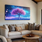 The Glowing Cherry Blossom Wall Art canvas office home room framed 120x60cm