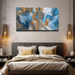 Boho-Chic Abstract Watercolor Wall Art Canvas Office Home Room Framed 80x45cm