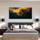 Majestic Lion Aesthetic Décor Wall Art Canvas Office Home Room Framed 120x60cm