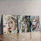 3pcs Octopus princess Wall Art Set Canvas Framed 40x60cm - High Quality Print 100% Australian Made Wall Canvas Ready to Hang