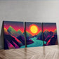 3pcs Vibrant Landscape Design Nature Wall Art Set Canvas Framed 40x60cm - High Quality Print 100% Australian Made Wall Canvas Ready to Hang