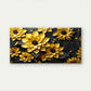 Vibrant Yellow Sunflowers Bloom Wall Art Canvas Office Home Room Framed 80x45cm