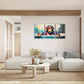 3pcs Monkey Colorful Glasses Animal Art Print Metal Print Ready to Hang Art
