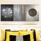 3pcs  Art Deco Classic Modern Style, Metal Print Ready to Hang Art