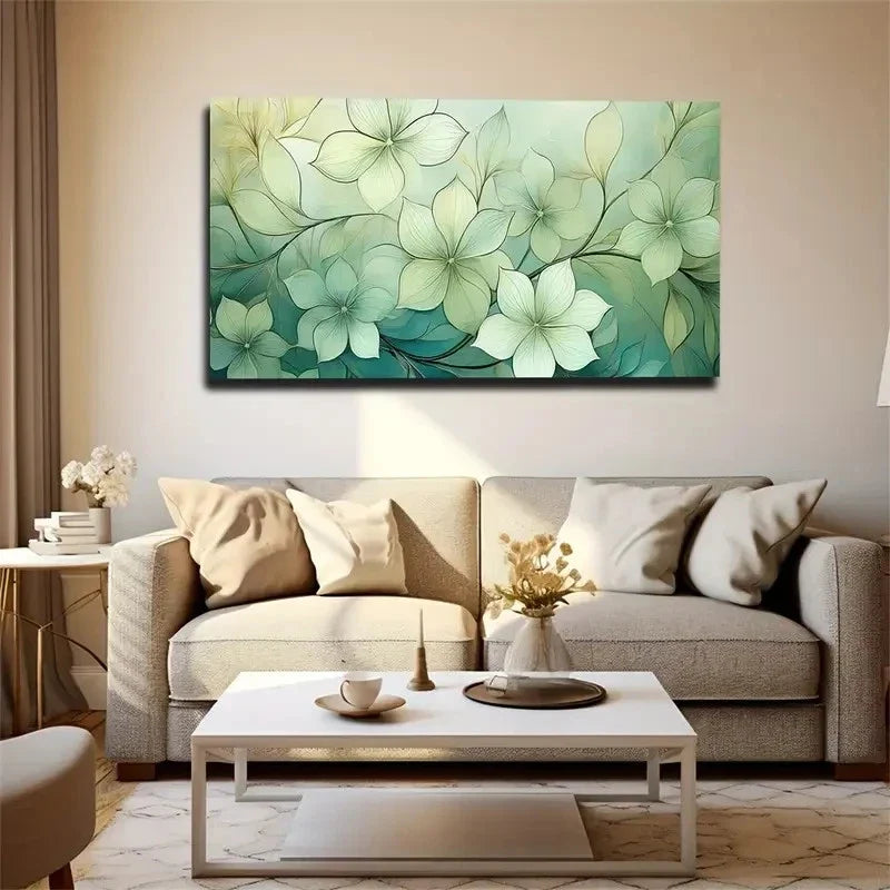 Rich Flowers Wildflowers Wall Art Canvas Office Home Room Framed 120x60cm