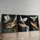 3pcs Peace Dove on Hand Design Versatile Home Wall Art Set Canvas Framed 40x60cm - High Quality Print 100% Australian Made Wall Canvas Ready to Hang