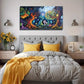Magic Woods Modern Landscape Wall Art Canvas Office Home Room Framed 80x45cm
