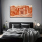 Vibrant Desert Oasis Perfect Wall Art Canvas Office Home Room Framed 120x60cm