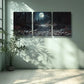 3pcs Path, skeleton Art Painting  Metal Print Ready to Hang Art