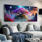 Magical Starry Planets wall canvas office home room framed 120x60cm
