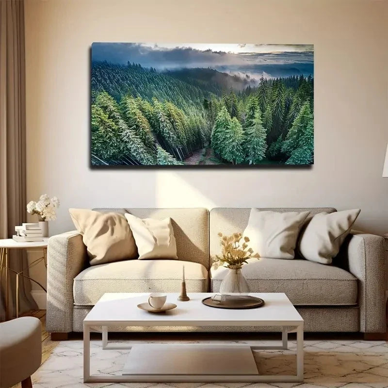 Modern Deco Style Wall Art Canvas Office Home Room Framed 80x45cm