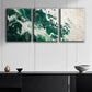 3pcs Featuring the Antarctic Ice Shelf Wall Art Set Canvas Framed 40x60cm - High Quality Print 100% Australian Made Wall Canvas Ready to Hang