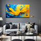 Abstract Simple Color Collision Wall Art Canvas Office Home Room Framed 80x45cm