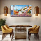 Island Landscape Perfect Wall Art Canvas Office Home Room Framed 80x45cm