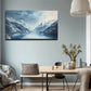 Mountains Cold Lake Worth Wall Art Canvas Office Home Room Framed 120x60cm