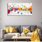 Splashed With Vibrant Colors Wall Art Canvas Office Home Room Framed 120x60cm